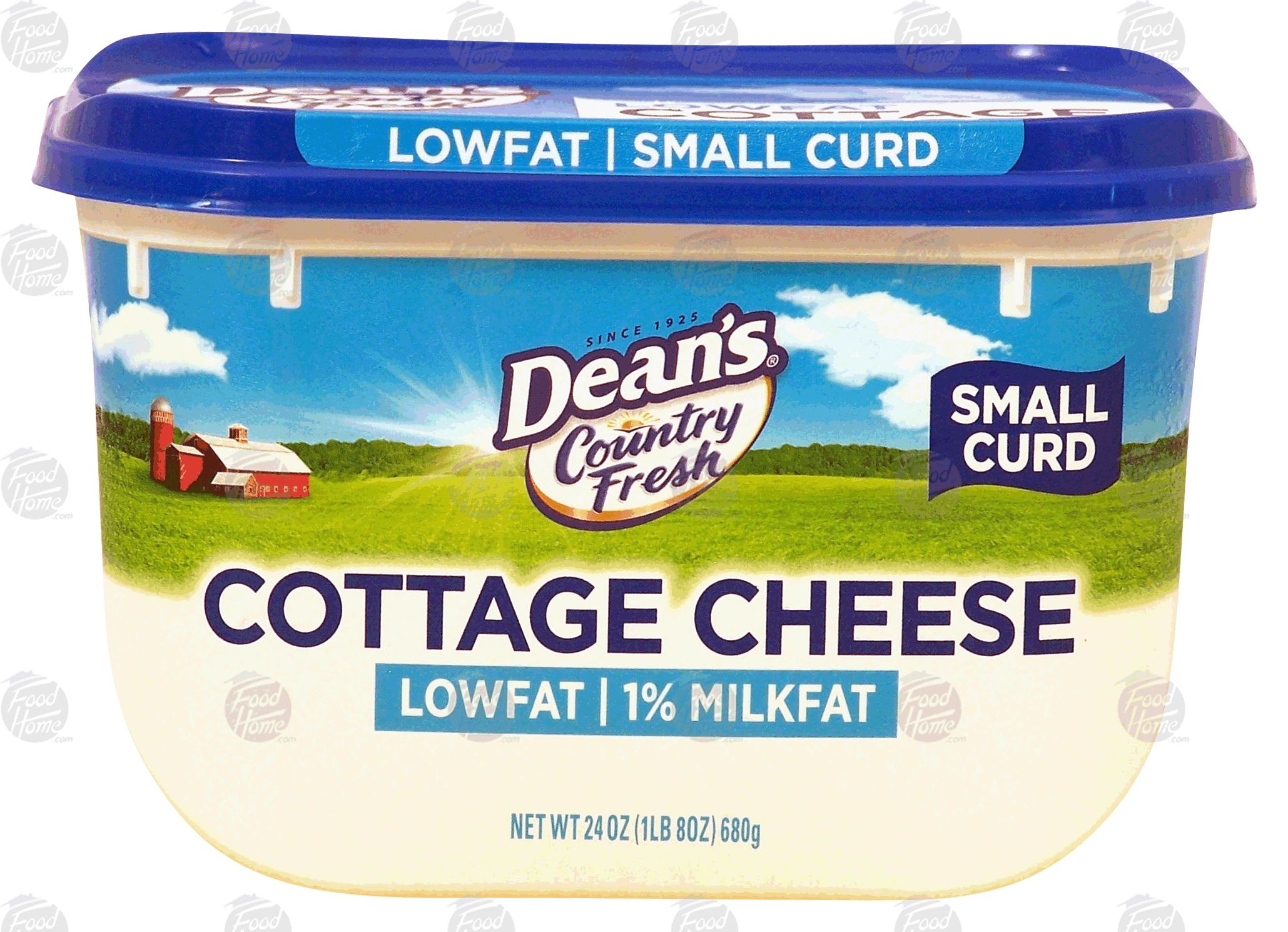 Dean's Country Fresh lowfat cottage cheese, small curd, 1% milkfat Full-Size Picture